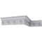 Ekena Millwork 6 1/4"H x 2 3/4"P x 7"F x 94 1/2"L, (5 3/8" Repeat), Floral Crown Moulding MLD06X02X07FL - alternate 6